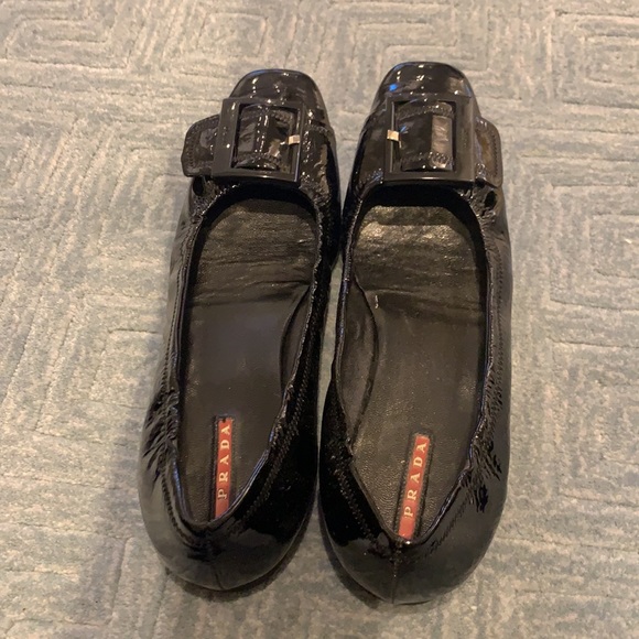 Prada Patent Leather Flats - Picture 3 of 4